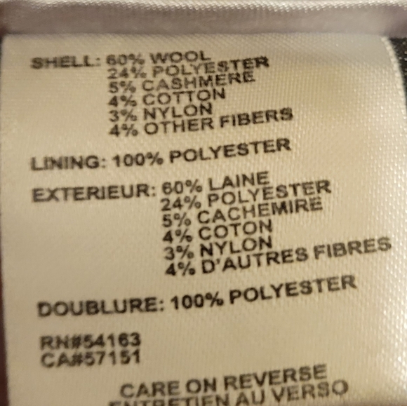 Calvin Klein Wool Blend Women's Coat - Picture 7 of 8